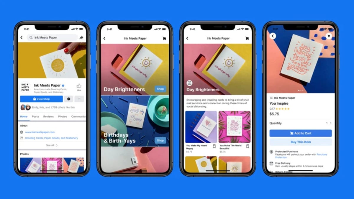 Facebook launches Facebook Shops, free storefronts for merchants