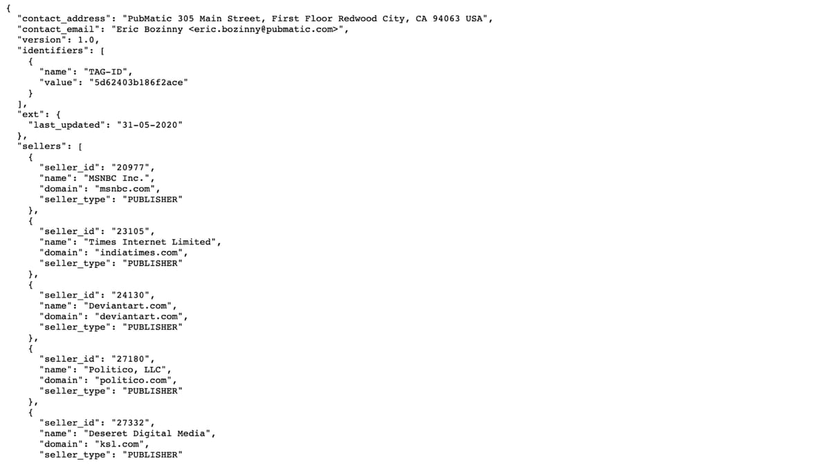 Google to support sellers.json in Google Ad Manager