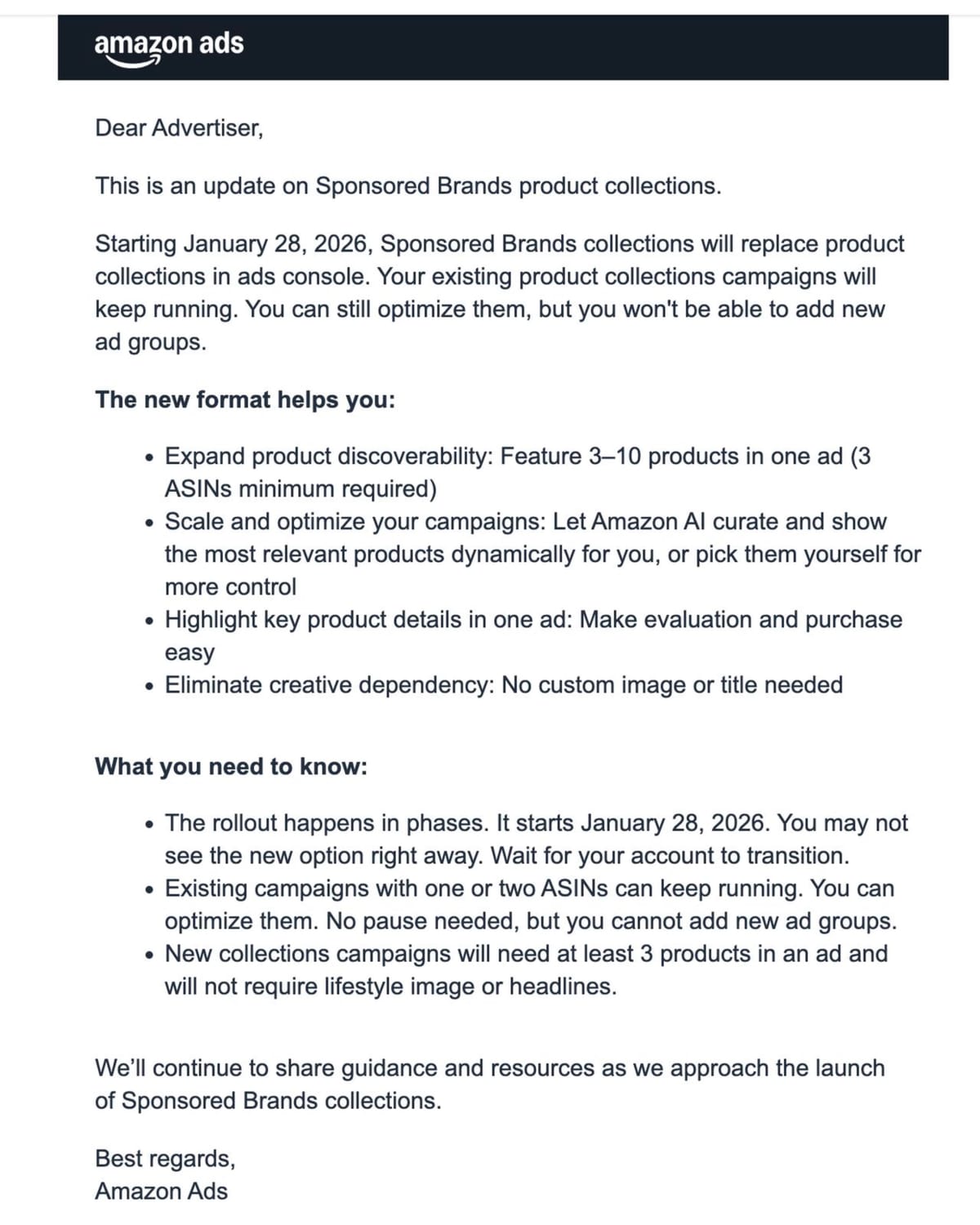 Amazon's product collections bet: 3-10 ASINs and AI will replace headlines