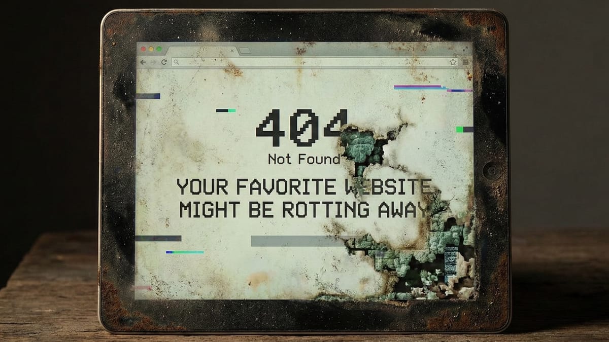 Your favorite website might be rotting away