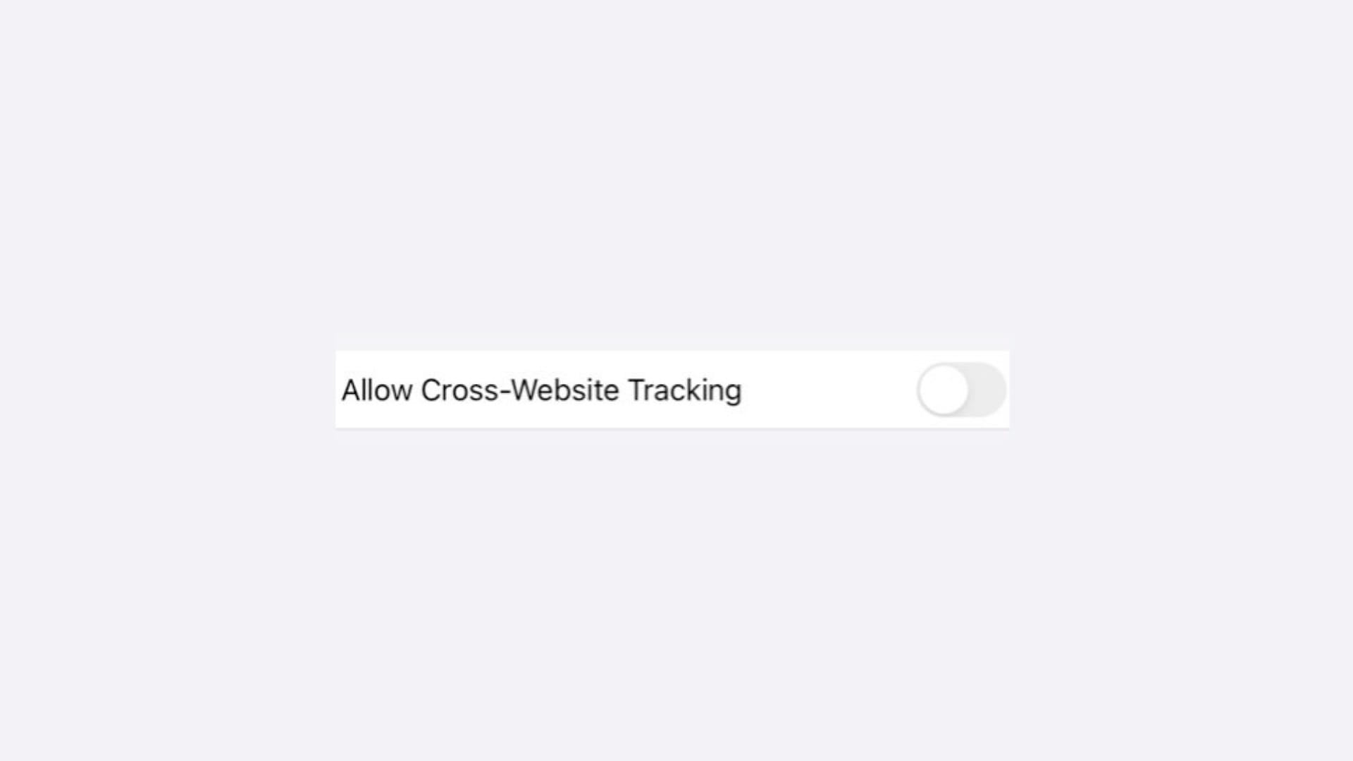 Intelligent Tracking Prevention