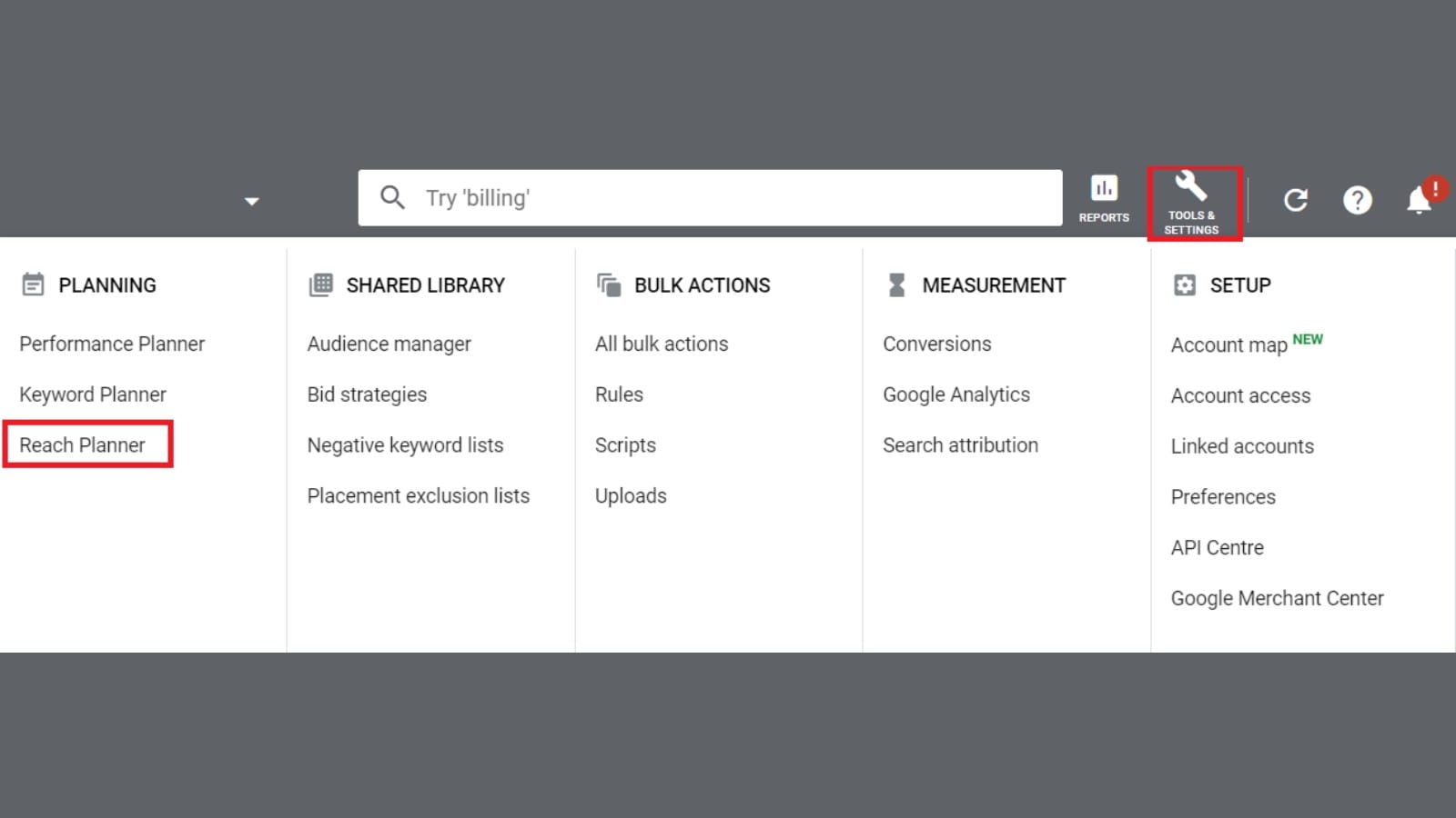 Reach Planner