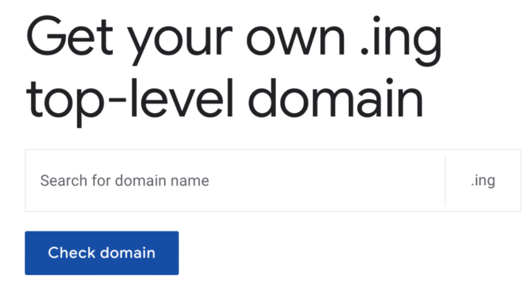 .ING domain