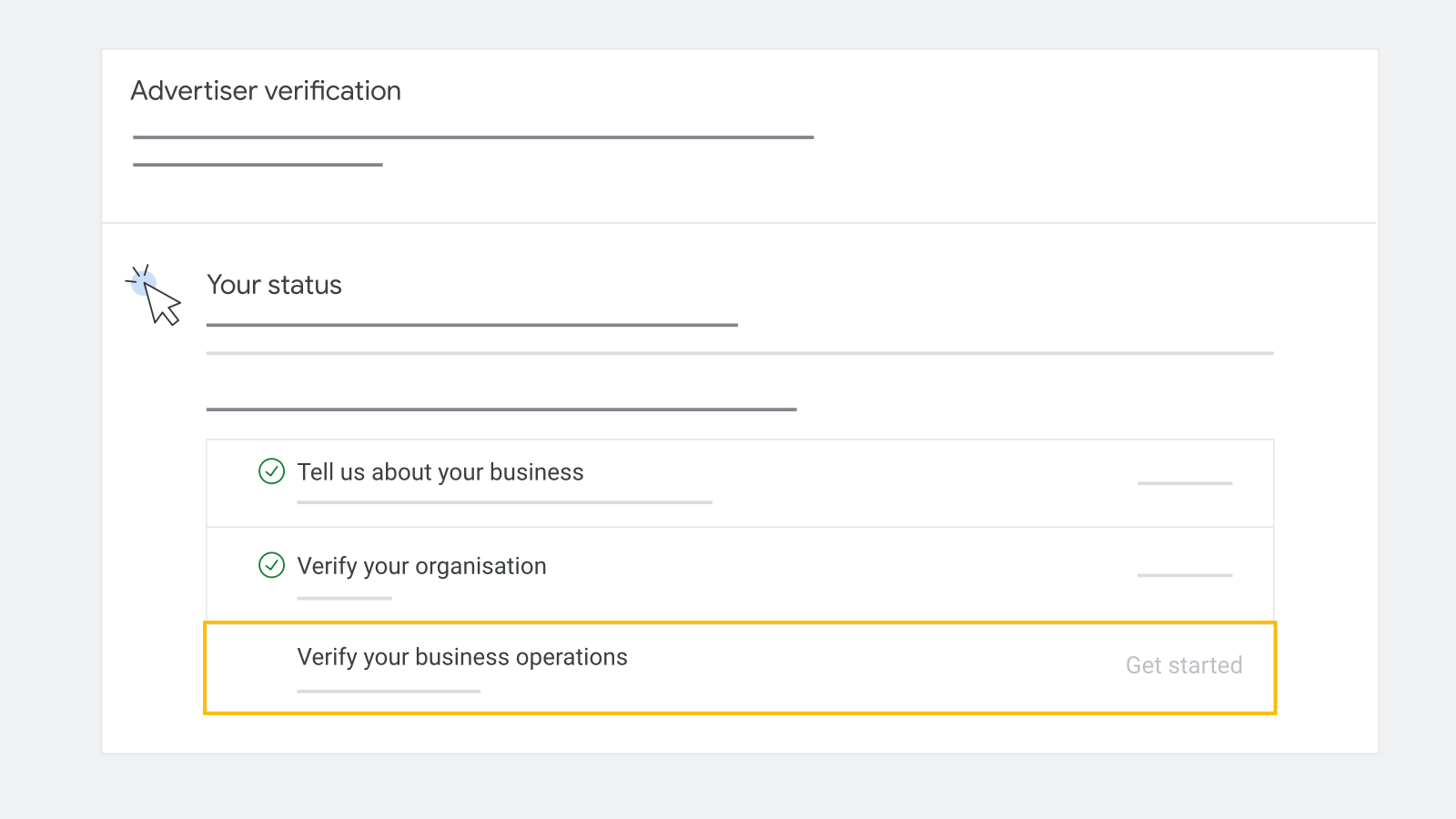 Advertiser Verification - Verify your business operations