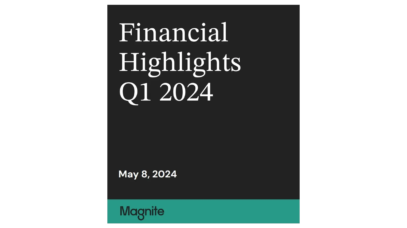 Magnite reports solid Q1 2024 results, exceeding CTV revenue guidance