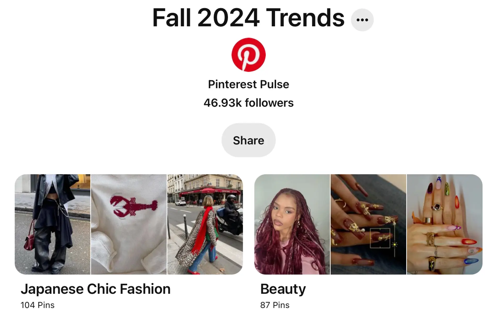 Pinterest Fall 2024 Trends