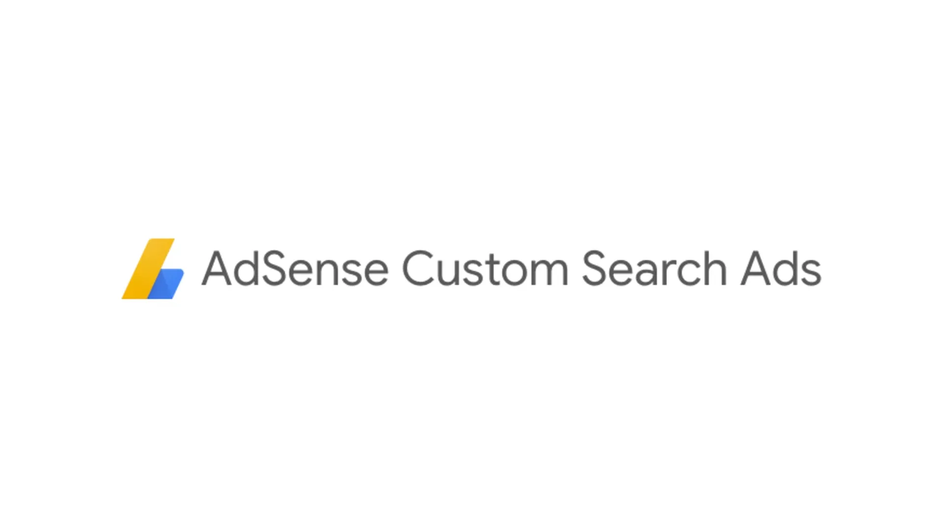 AdSense Custom Search Ads logo on white background for policy update article about RAC requirements