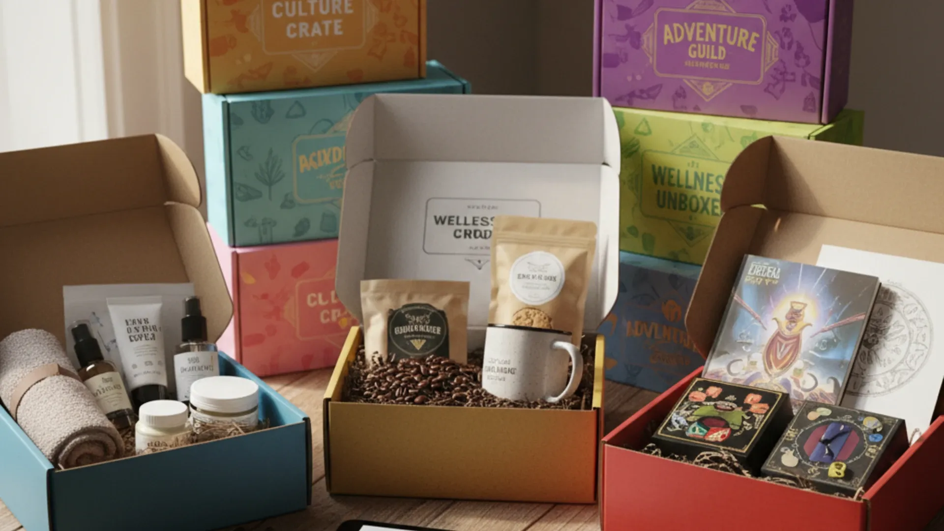 Subscription boxes showing products eligible for Google Shopping ads under new policy