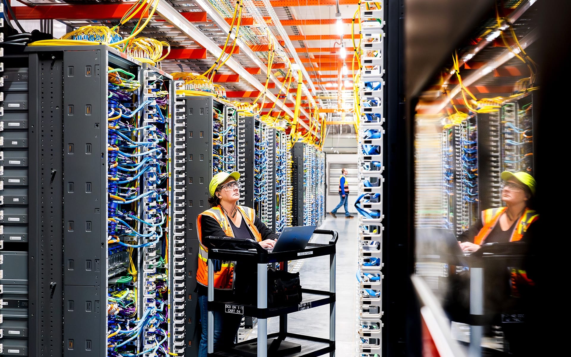 AWS Project Rainier data center with Trainium2 chips and NeuronLink infrastructure