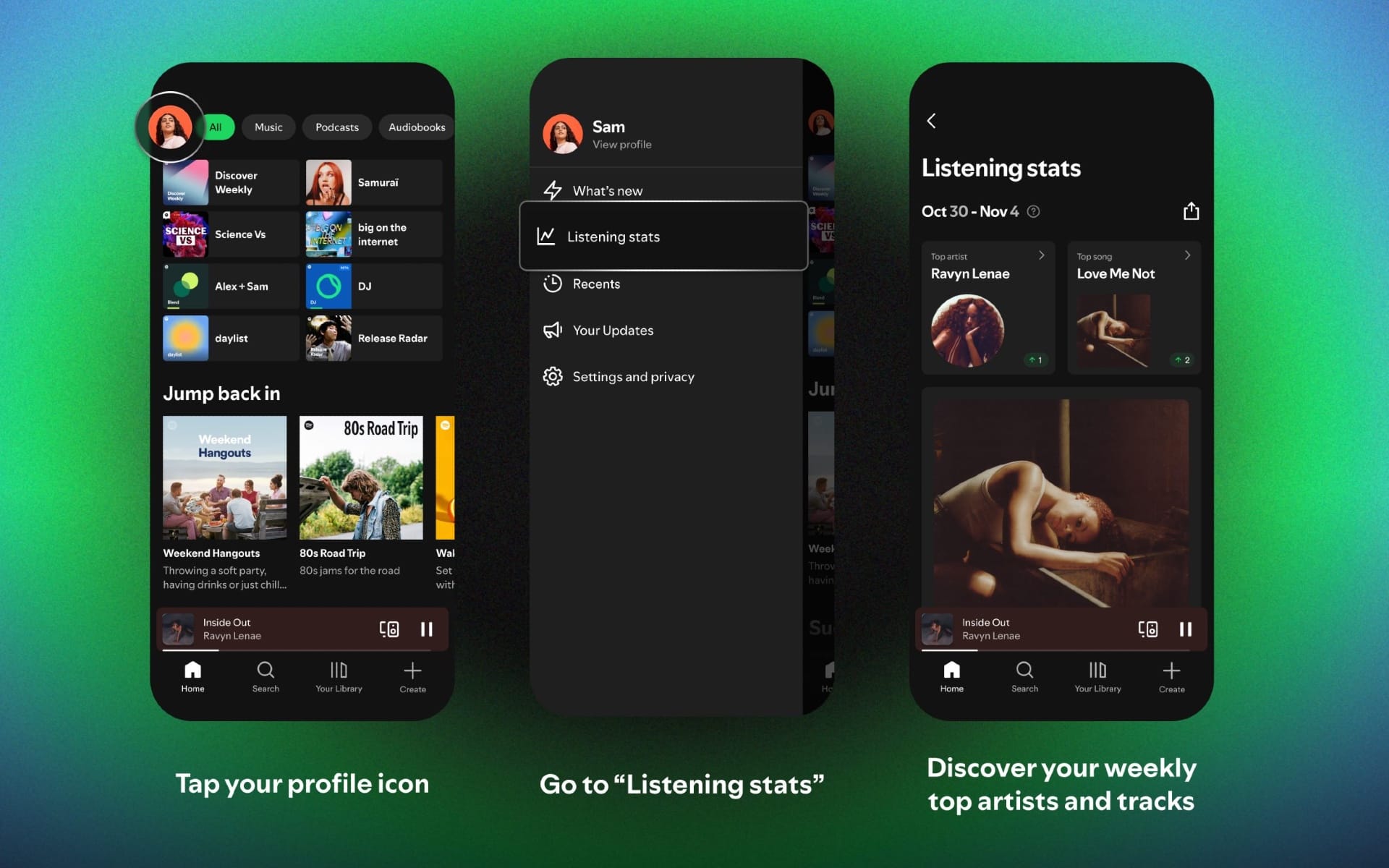 Spotify adds weekly listening stats feature to 60+ markets