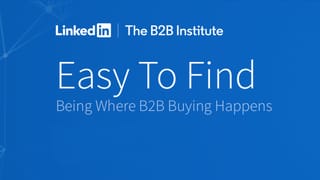 Why LinkedIn says building "owned prominence" beats rented ads in B2B marketing