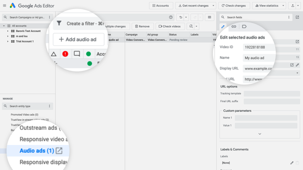 Google updates Google Ads Editor, now supporting Hotel ads and YouTube audio ads