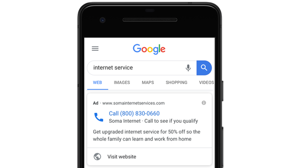 Google Ads - Call Ads