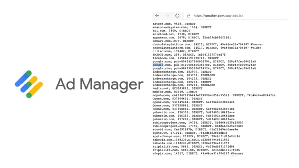 app-ads.txt google ad manager