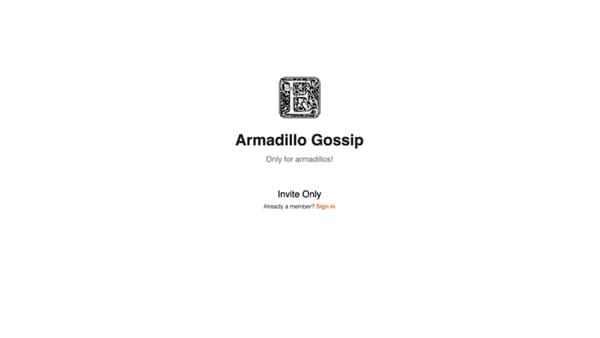 private newsletters