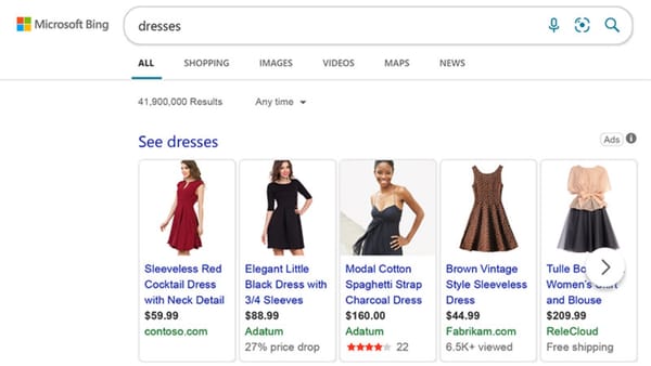 Microsoft Bing Shopping