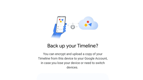 Google Maps Backup Timeline