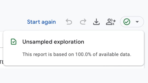 Google Analytics sampling