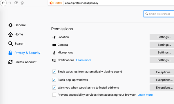 Firefox automatically blocks autoplay audible videos