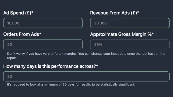 Ad Profitability Calculator 