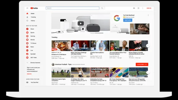 YouTube Masthead Ads