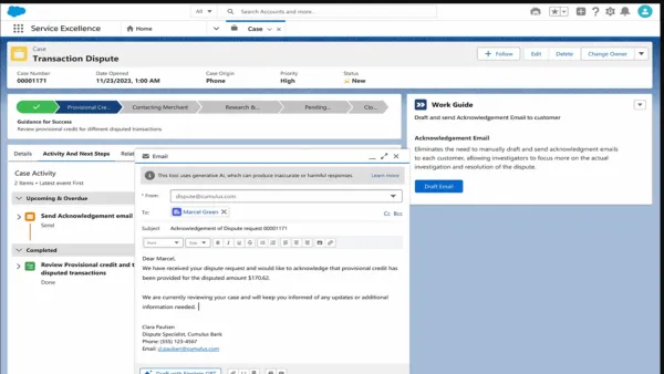 Salesforce unveils AI-Powered tools to help banks resolve transaction disputes faster