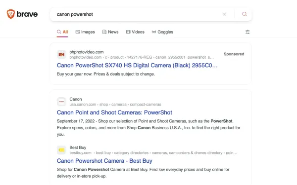 Brave Search Ads