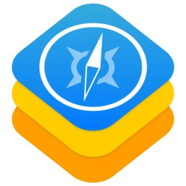 WebKit logo representing Safari 18.4's engine that powers the new web features across Apple platforms