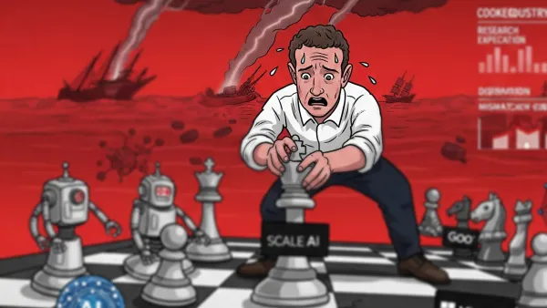 Zuckerberg makes desperate AI chess move as Meta's $14.8B Scale deal signals industry decline warning