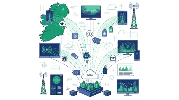 TAM Ireland data harmonisation system connecting TV devices to Atlas cloud platform for measurement