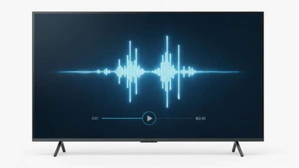 ACR technology analyzes audio waveforms on smart TVs to identify content and enable precise ad targeting.