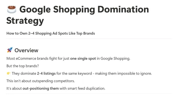LinkedIn post promoting Google Shopping product duplication tactic flagged as policy violation