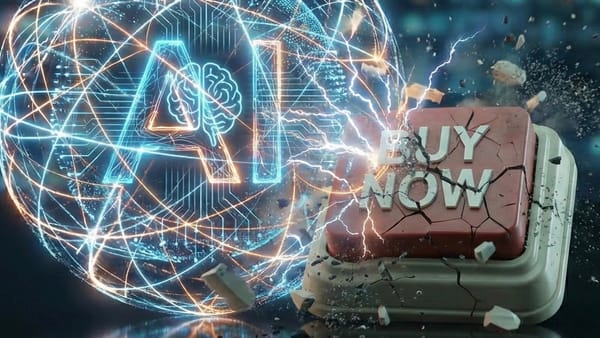 AI agents disrupt traditional Buy Now button as Universal Commerce Protocol enables autonomous shopping.