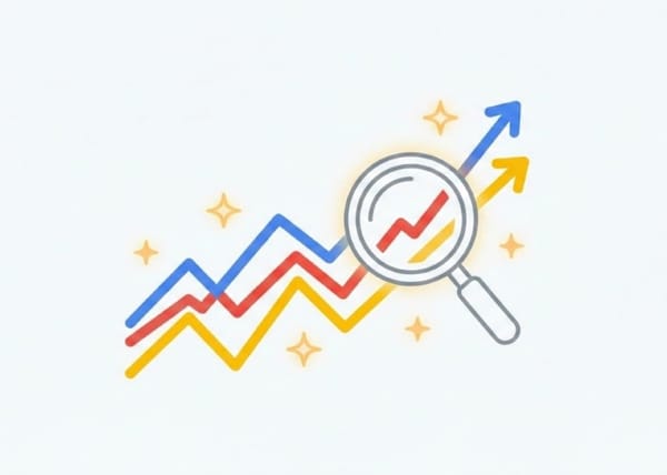 Google Trends adds Gemini AI for automated search term discovery and trend comparison analysis