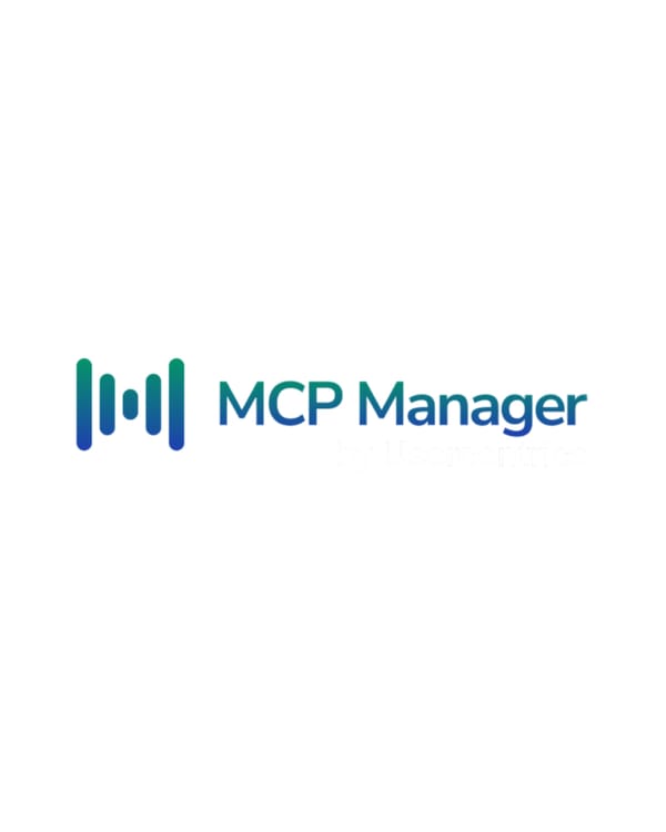 MCP Manager logo displayed on acquisition announcement by Usercentrics for AI data governance platform.