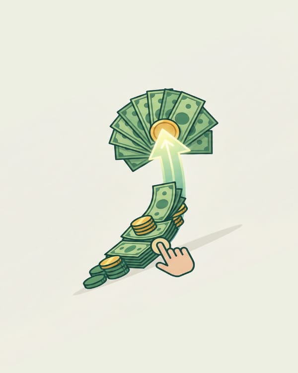 Human hand clicking to spend ad dollars - LLMs blocked from autonomous bidding authority