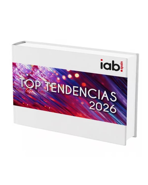 IAB Spain Top Tendencias 2026 report cover analyzing digital advertising trends and agentic AI growth